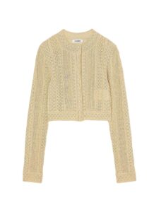 Pointelle Knit Cardigan