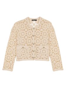 Crochet Cropped Cardigan