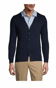 School Uniform Cotton Modal Button Front Cardigan Sweater