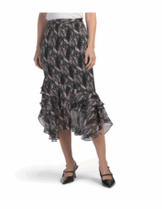 Anai Asymmetric Midi Skirt