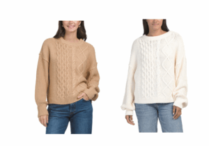 Dream Cable Crew Sweater