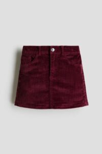 Corduroy Skirt