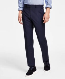 Men's Slim-fit Wool Infinite Stretch Suit Pants