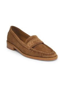 Gretta Logo Suede Loafers
