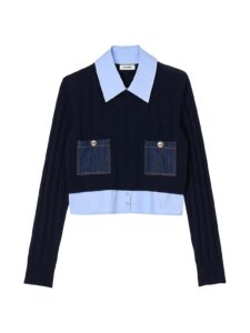 Cropped Wool and Cashmere Sweater