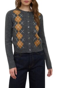 Argyle Cardigan