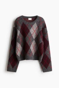 Jacquard-Knit Sweater
