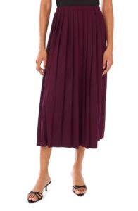 Pleated Midi Skirt