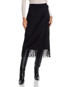 Oliver Fringe Trim Midi Skirt