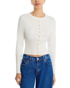 Crewneck Cardigan Sweater