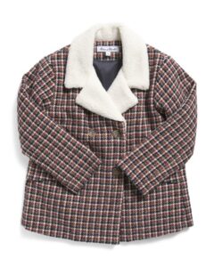 Girls Wool Blend Tweed Jacket