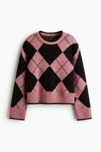 Jacquard-Knit Sweater