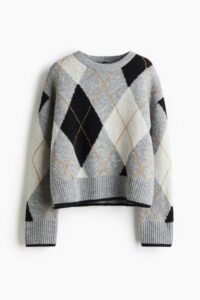 Jacquard-Knit Sweater