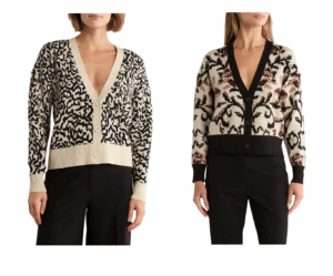 V-neck Crop Cardigan