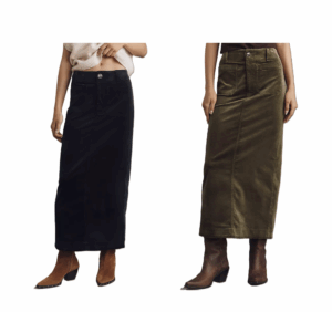 The Colette Corduroy Maxi Skirt