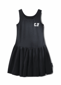 Kids' Party Fit & Flare Sleeveless Cotton Dress
