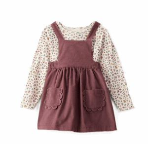 Toddler Girl Carter's 2-Piece Floral Corduroy Jumper Set size 2-4