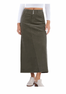 Corduroy Maxi Skirt