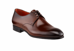 Men's Induct Burnished Leather Derby Shoes Size 7-10