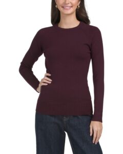 Cozy Raglan Crew Neck Sweater