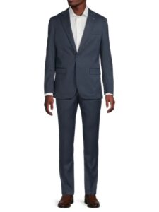 Solid Modern Fit Suit