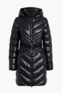 Quilted Shell Hooded Down Coat