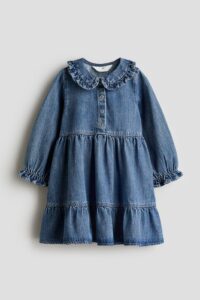 Collared Denim Dress