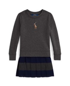 Girls 2t-6x Big Pony Pull-on Sweatshirt Dress