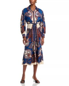 Arabesque Scarf Midi Dress