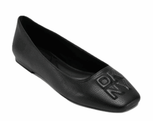 DARIANNE LOGO-EMBOSSED BALLET FLAT