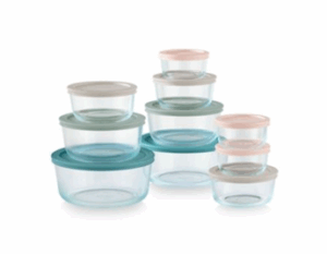 Simply Store 20-piece Round Glass Storage Set