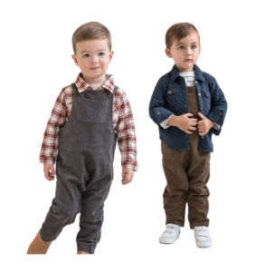 Remi Organic Corduroy Overalls size 3-24 m
