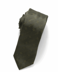 Made in Italy Silk Designer Logo Tie