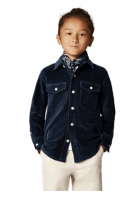 Kids' knit corduroy shirt size 2-16