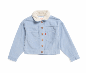 Big Girls Oversized Corduroy Trucker Jacket