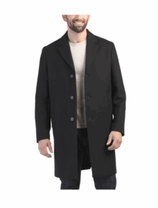 Melton Three Button Coat