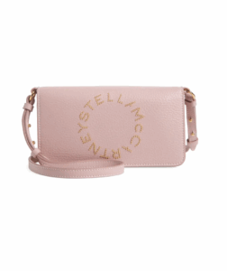 Mini Logo Faux Leather Crossbody Bag