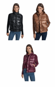 LOGO-EMBROIDERED PUFFER VEST