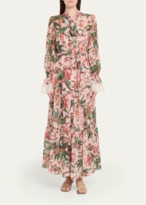 Payne Tiered Floral-print Maxi Dress