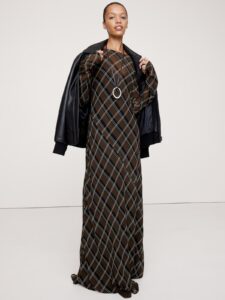 Bias-cut Chiffon Maxi Dress