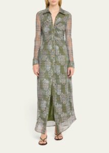 Wyatt Tartan Midi Dress