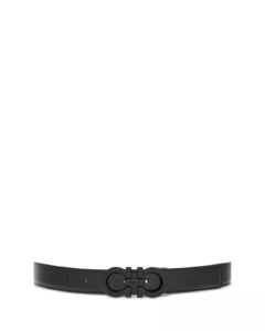 Men's Double Gancini Reversible Leather Belt