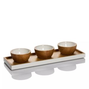 Madras Classic Removable Dip Bowl Set