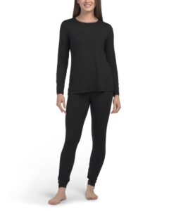 2pc Thermaskin Heat Generating Moisture Wicking Baselayer Set