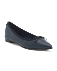 Made in Italy Leather Isabella Flats