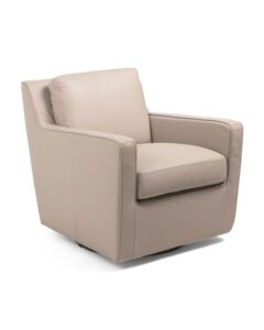 26x28 Leather Swivel Chair
