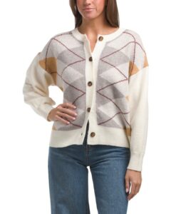 Argyle Cardigan