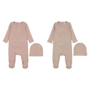 Unisex Ribbed Pocket Footie - Baby