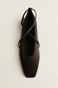 Square-toe Ballet Flats