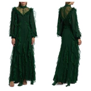 Elea Ruffled Maxi Dress